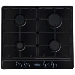 Belling GHU60GC MK2 60cm Gas Hob with Cast Iron Pan Supports in Black
